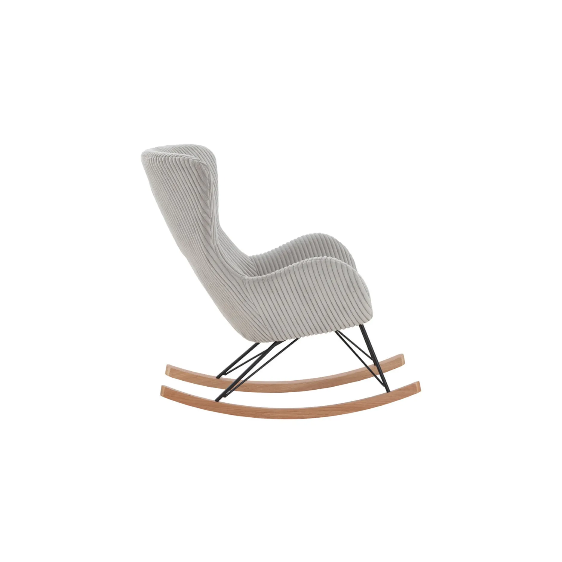 Schommelstoel Oliver Grijs^Huisenthuis New