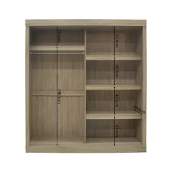 Schuifdeurkast Graham Sonoma^Huisenthuis Hot