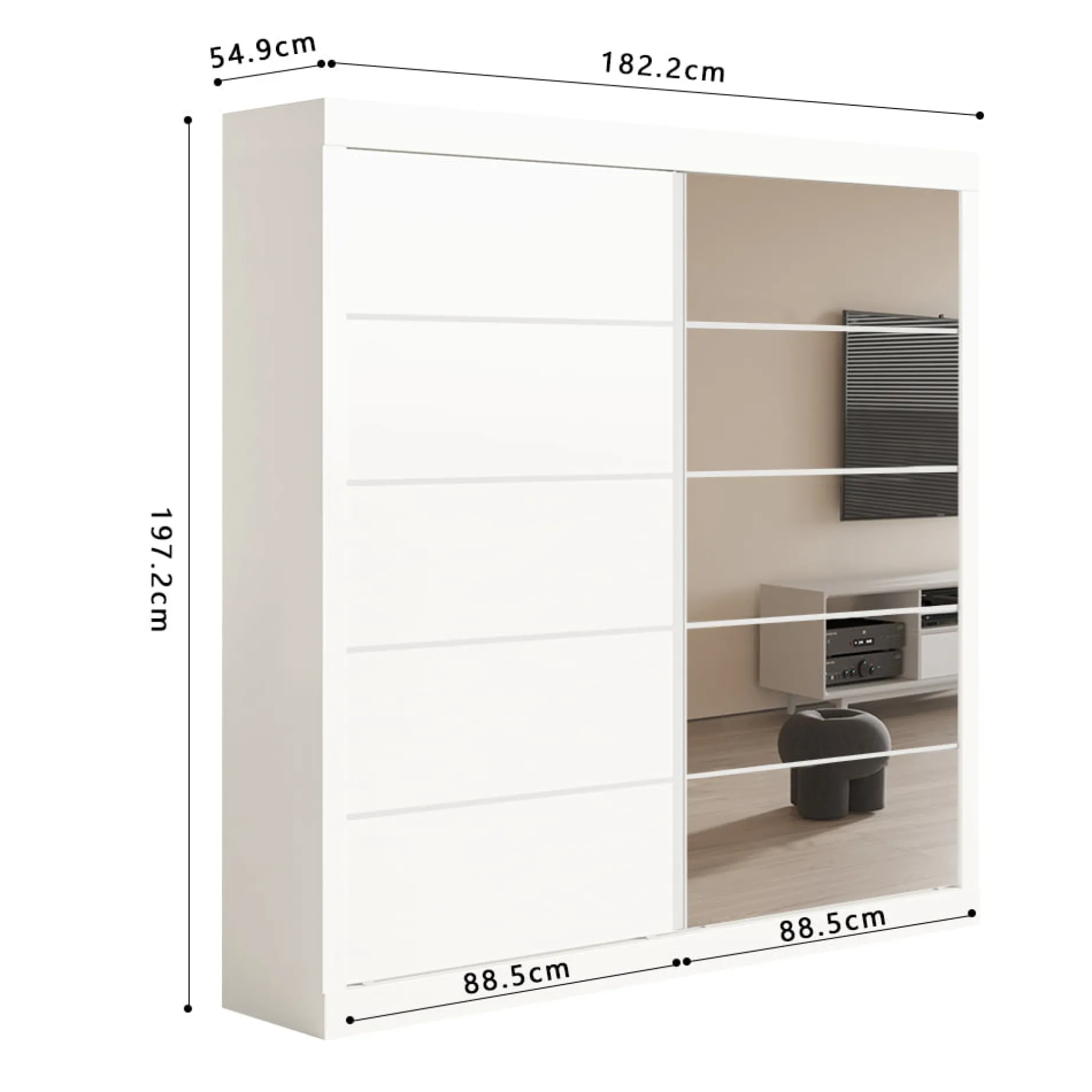 Schuifdeurkast Graham – Spiegel^Huisenthuis Sale