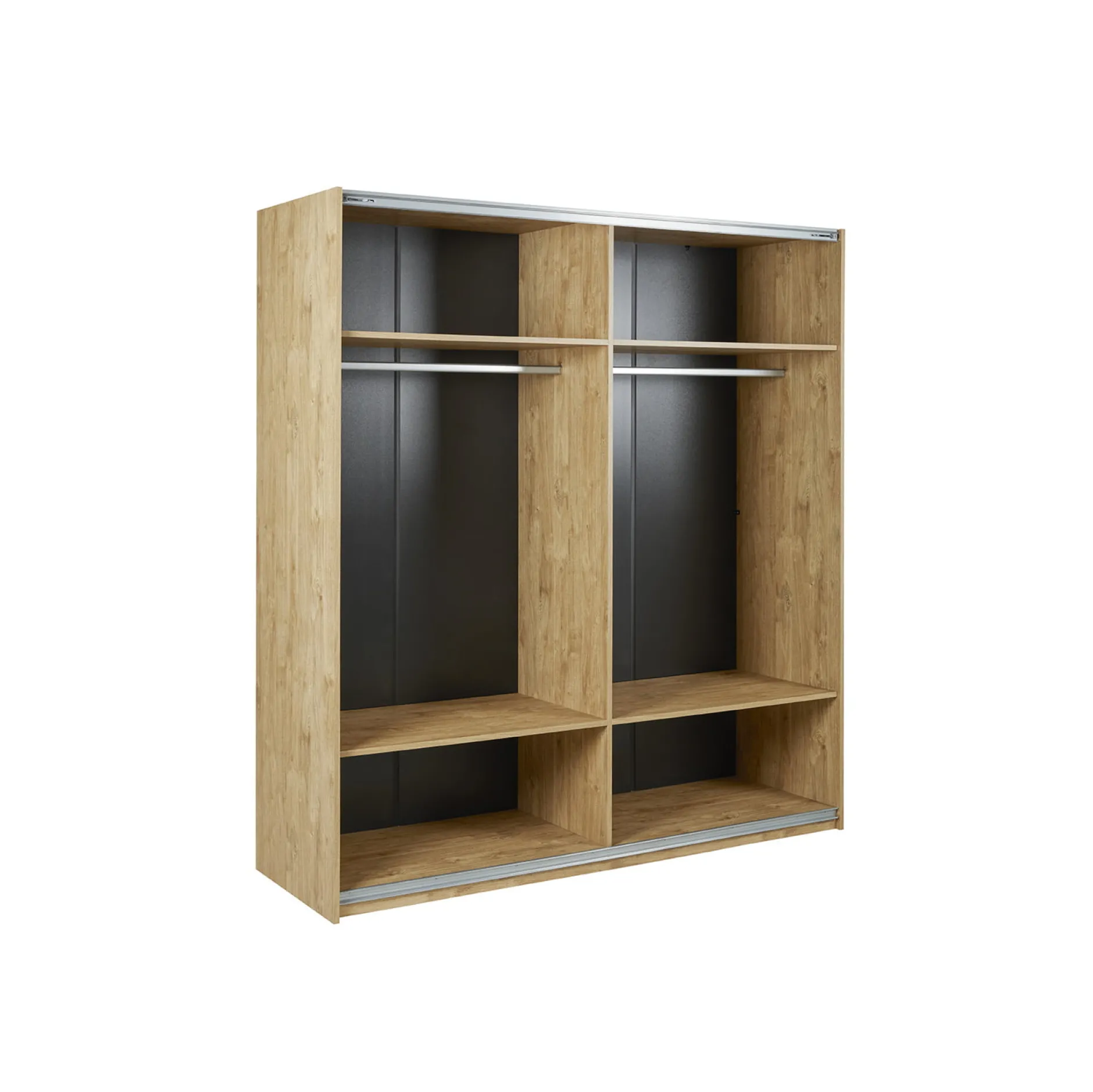 Schuifdeurkast Livia 200 cm Eiken^Huisenthuis Outlet