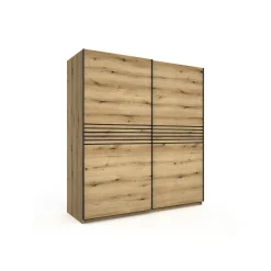 Schuifdeurkast Mekong Eiken 200cm^Huisenthuis New