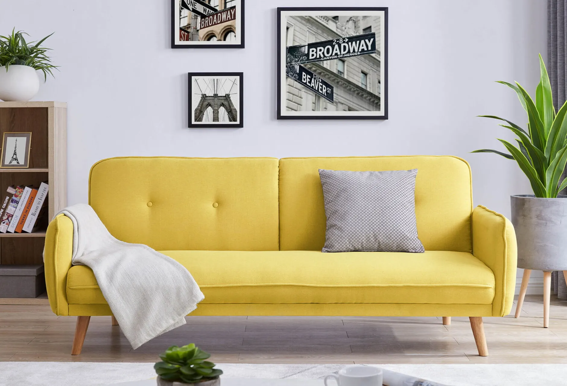 Slaapbank Kurt Stof^Huisenthuis