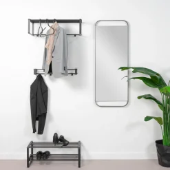 Spiegel Boris Zwart 120 cm^Huisenthuis Outlet