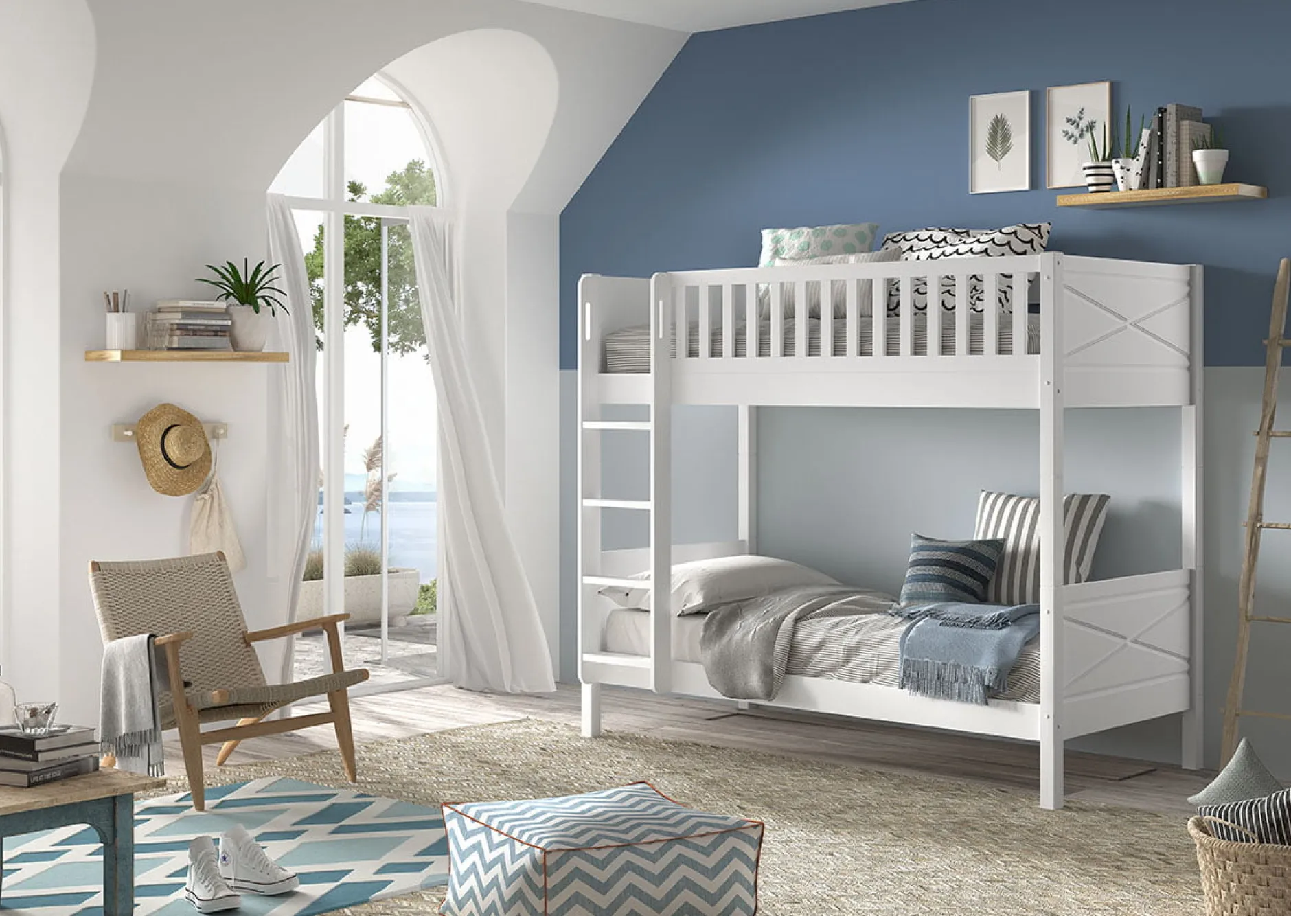 Stapelbed Jonas Wit^Huisenthuis Discount