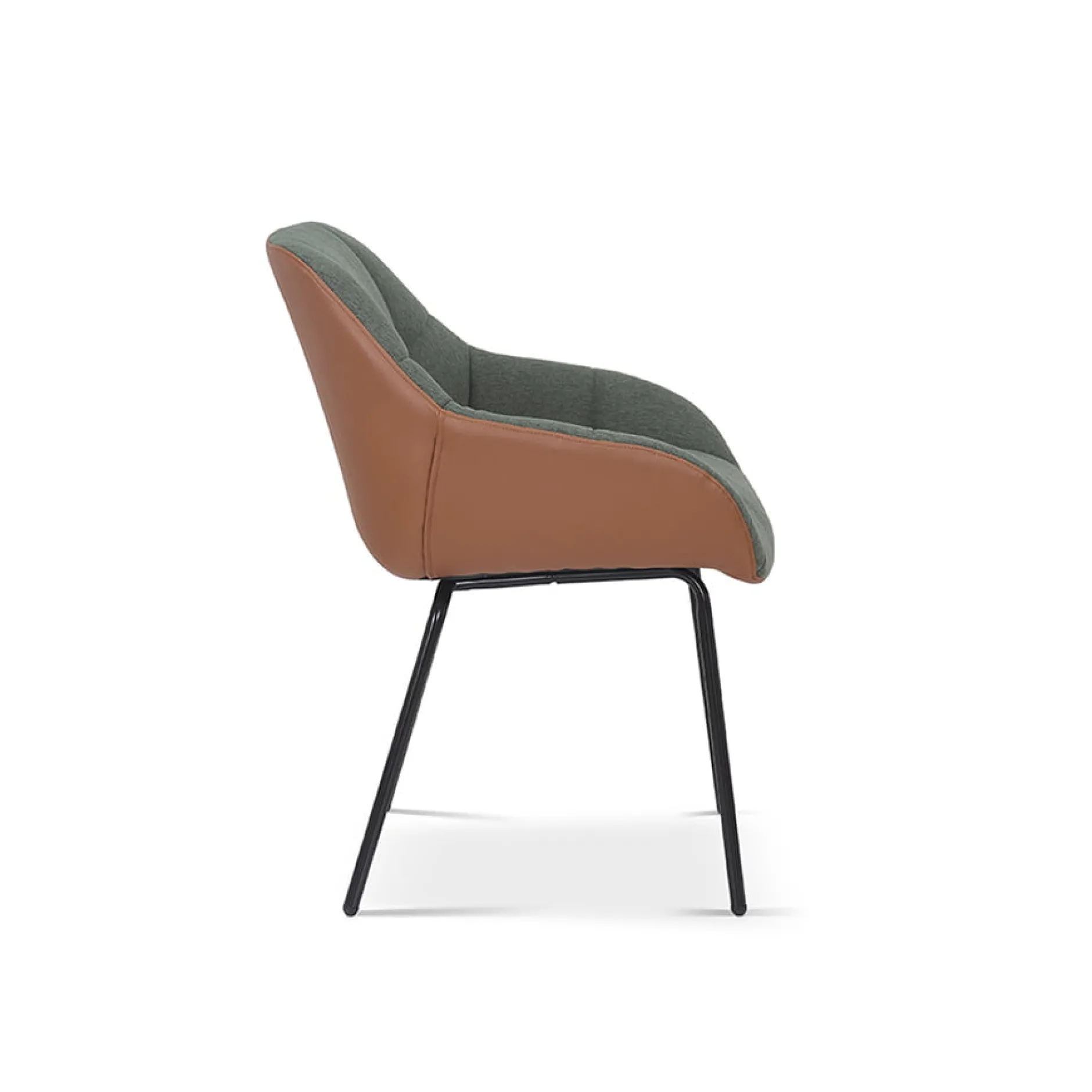 Stoel Dundee Groen-Cognac – Set van 2^Huisenthuis Hot