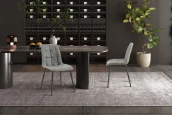 Stoel Fons Grijs – Set van 4^Huisenthuis Hot