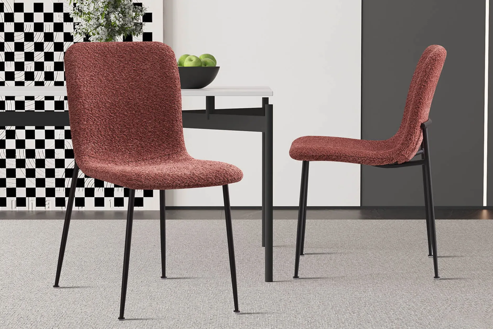 Stoel James Bouclé – Set van 2^Huisenthuis