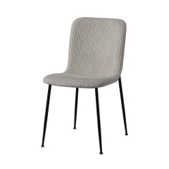 Stoel James Lichtgrijs Ribstof – Set van 2^Huisenthuis Outlet