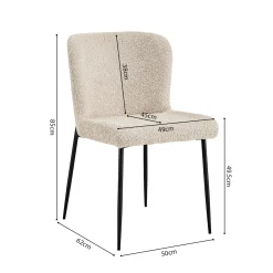 Stoel Jolie Bouclé – Set van 2^Huisenthuis Best