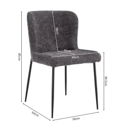 Stoel Jolie Bouclé – Set van 2^Huisenthuis Discount