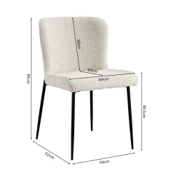 Stoel Jolie Bouclé – Set van 2^Huisenthuis New