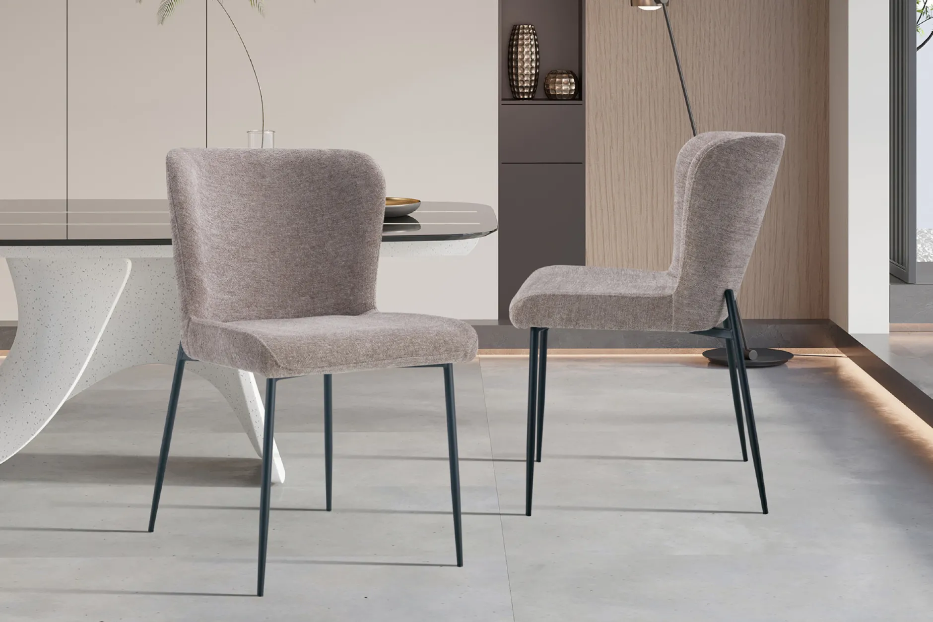 Stoel Jolie Zand – Set van 2^Huisenthuis Clearance