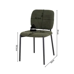 Stoel Killian Groen – Set van 2^Huisenthuis