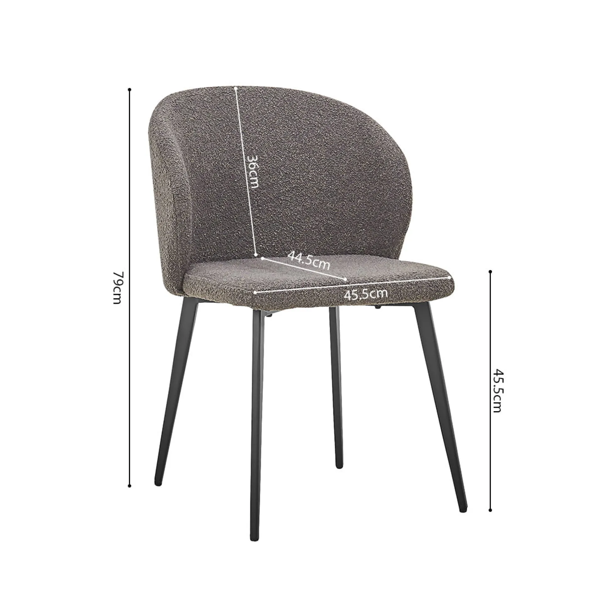 Stoel Lena Bouclé – Set van 2^Huisenthuis Online