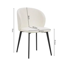 Stoel Lena Bouclé – Set van 2^Huisenthuis Hot