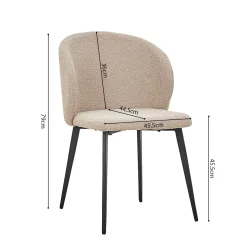 Stoel Lena Bouclé – Set van 2^Huisenthuis Best