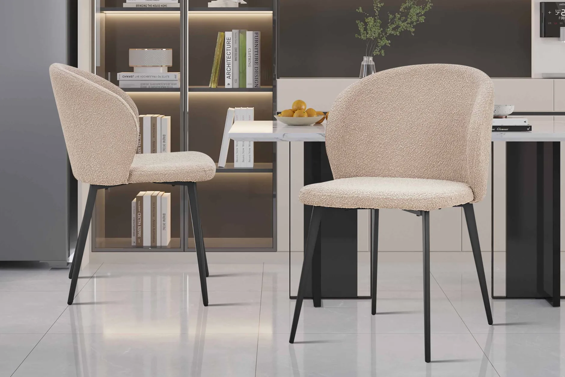 Stoel Lena Bouclé – Set van 2^Huisenthuis Best