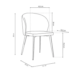 Stoel Lena – Set van 4^Huisenthuis New