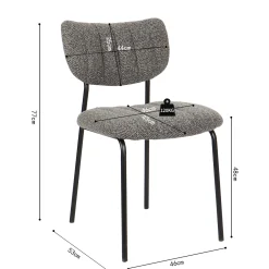 Stoel Lidy Donkergrijs – Set van 2^Huisenthuis Clearance