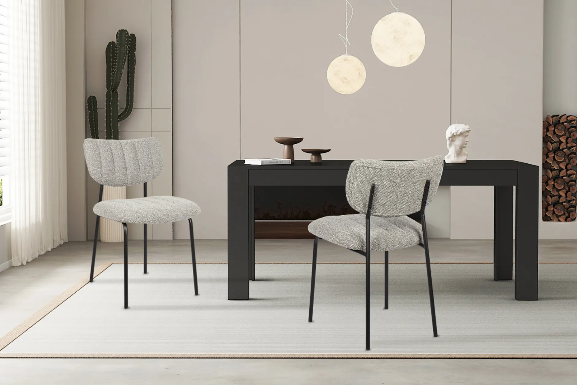 Stoel Lidy Lichtgrijs – Set van 2^Huisenthuis Hot