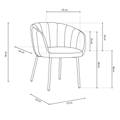 Stoel Pia – Set van 2^Huisenthuis Sale