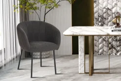 Stoel Pia Bouclé – Set van 2^Huisenthuis Hot