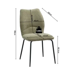 Stoel Quincy Zand – Set van 2^Huisenthuis Online