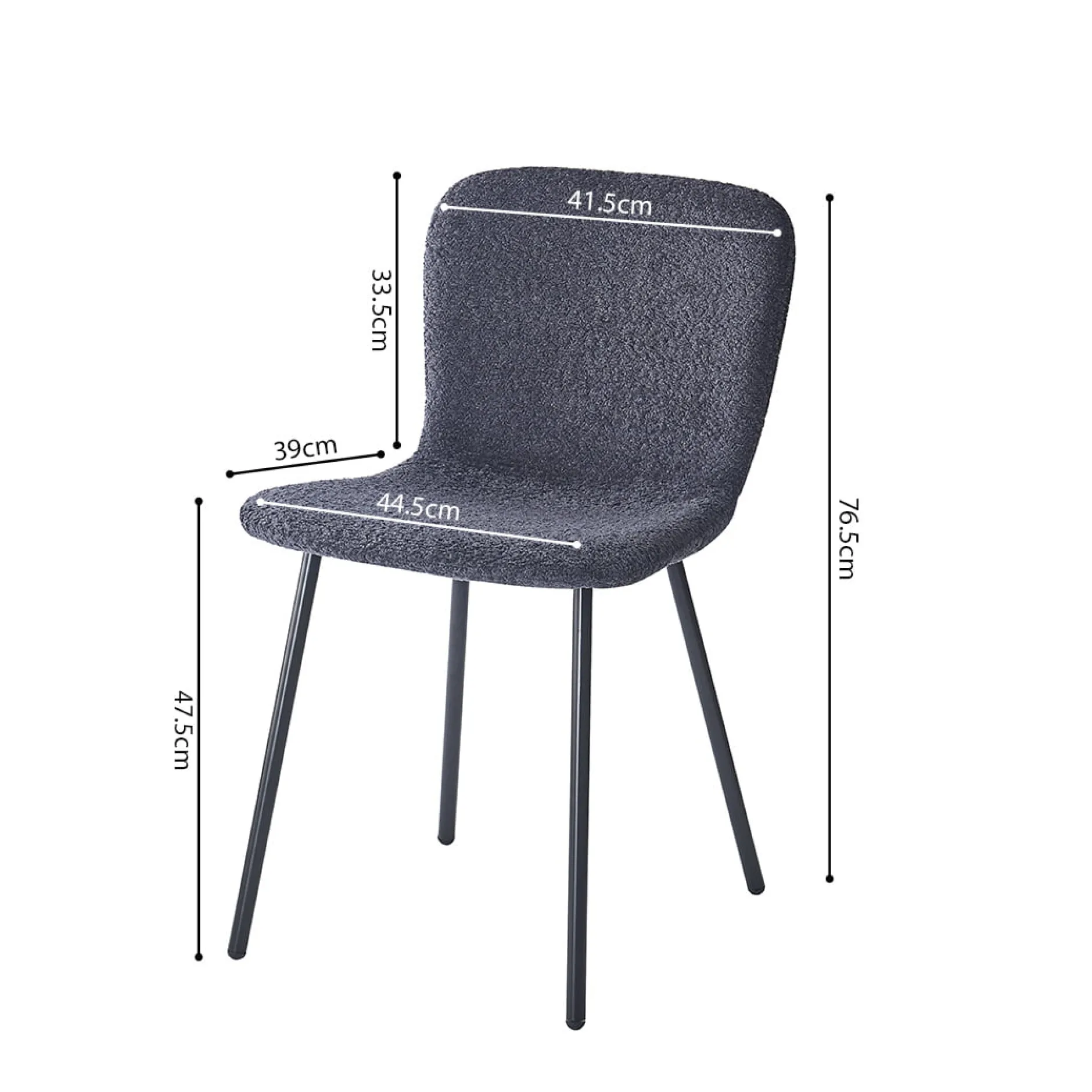 Stoel Stella Bouclé – Set van 2^Huisenthuis Best