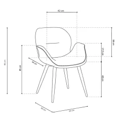 Stoel Tina – Set van 2^Huisenthuis New