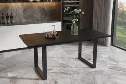 Tafel Nena Zwart 180 cm^Huisenthuis Discount