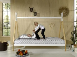 Tipibed Winnetou Wit 90×200 cm^Huisenthuis Clearance