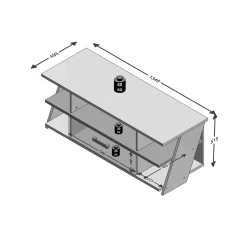 TV-meubel Lando Zandeiken^Huisenthuis Hot