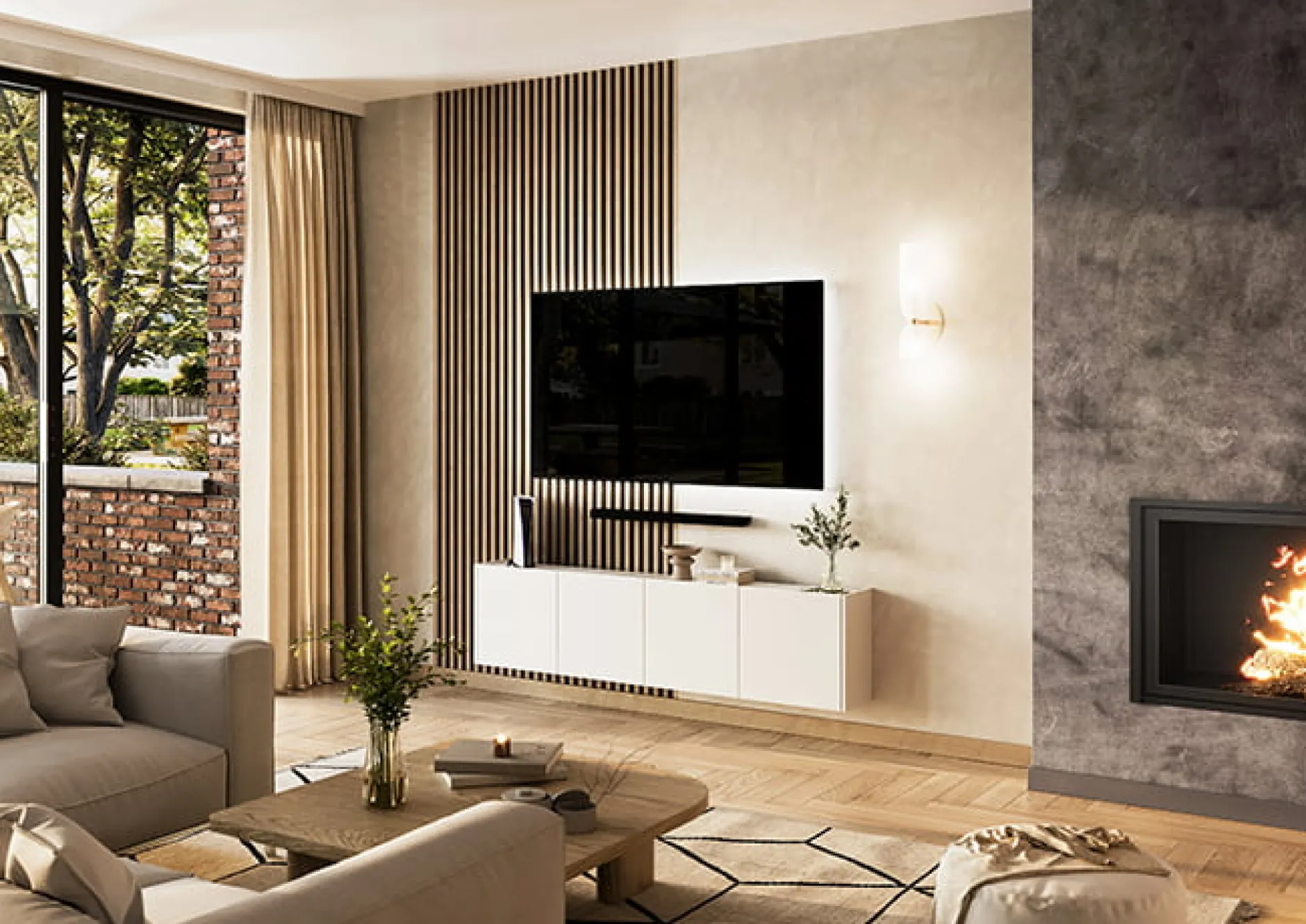 TV-meubel Lowie 183 cm^Huisenthuis Online