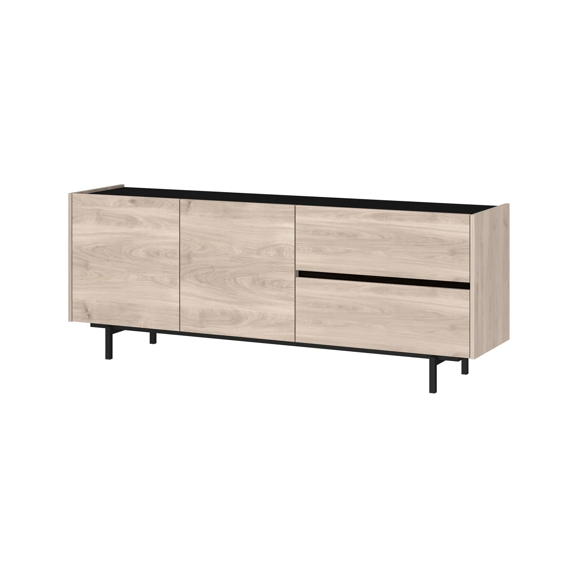 TV-meubel Paxos Eiken 162 cm^Huisenthuis New