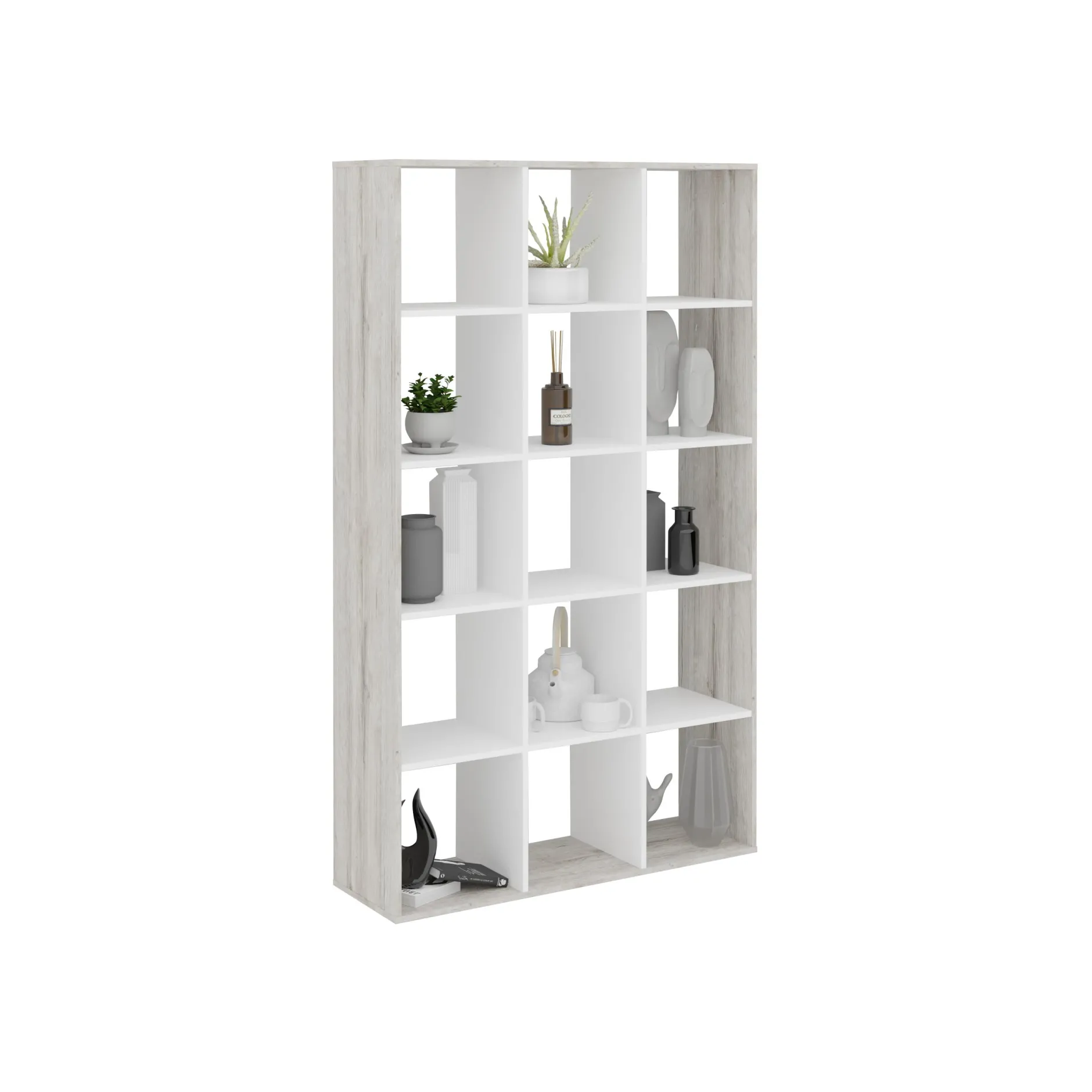 Vakkenkast Camiel Zandeiken – 104,3x178x33 cm^Huisenthuis Online