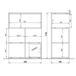 Vakkenkast Galileo^Huisenthuis