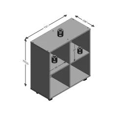 Vakkenkast Gijs^Huisenthuis Sale