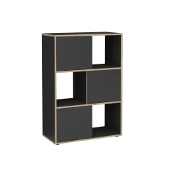 Vakkenkast Werner Antraciet Eiken^Huisenthuis