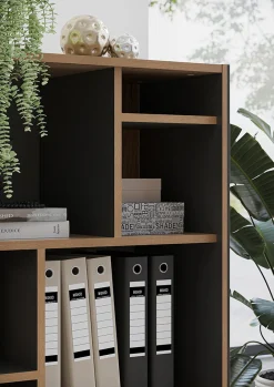 Vakkenverdeling Kantoorkast Pytheas 5 stuks Grafiet Eiken^Huisenthuis Online