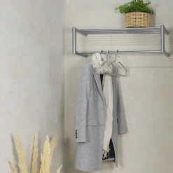 Wandkapstok Badi Nikkel^Huisenthuis Hot