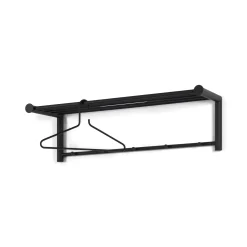 Wandkapstok Bart-2 Zwart^Huisenthuis Discount