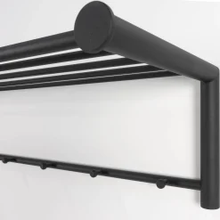 Wandkapstok Bart-2 Zwart^Huisenthuis Discount