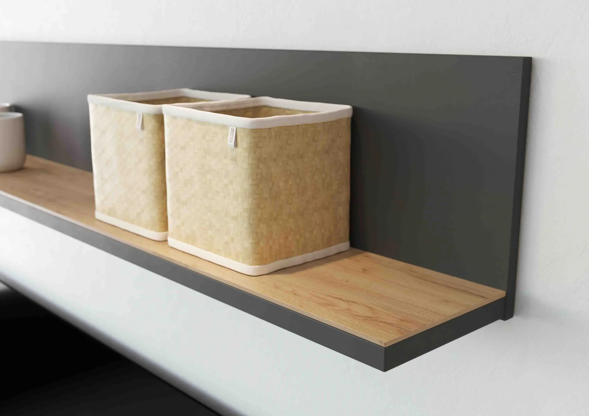 Wandplank Amalfi Grafiet-Eiken^Huisenthuis Clearance