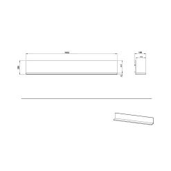 Wandplank Amalfi Grafiet-Eiken^Huisenthuis Clearance