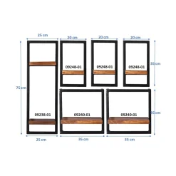 Wandrek Mali – 105x75x25 cm –^Huisenthuis Best