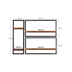 Wandrek Mali – 95x75x25 cm –^Huisenthuis Clearance