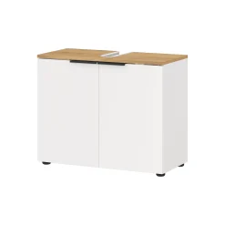 Wastafelkast Bari Wit Eiken^Huisenthuis Outlet