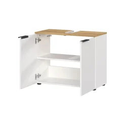 Wastafelkast Bari Wit Eiken^Huisenthuis Outlet