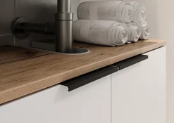 Wastafelkast Bari Wit Eiken^Huisenthuis Outlet