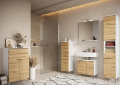 Wastafelkast Samos Eiken 60 cm^Huisenthuis